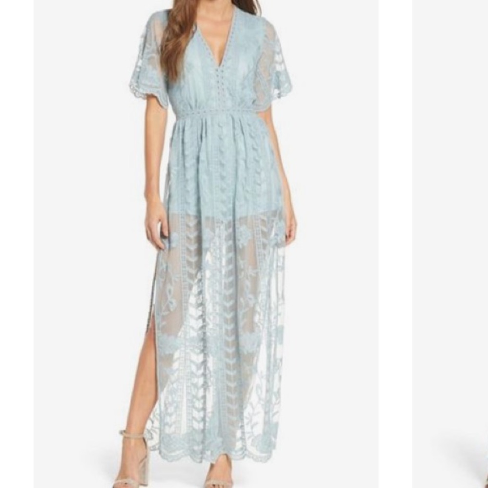 Maxi Lace Overlay Romper